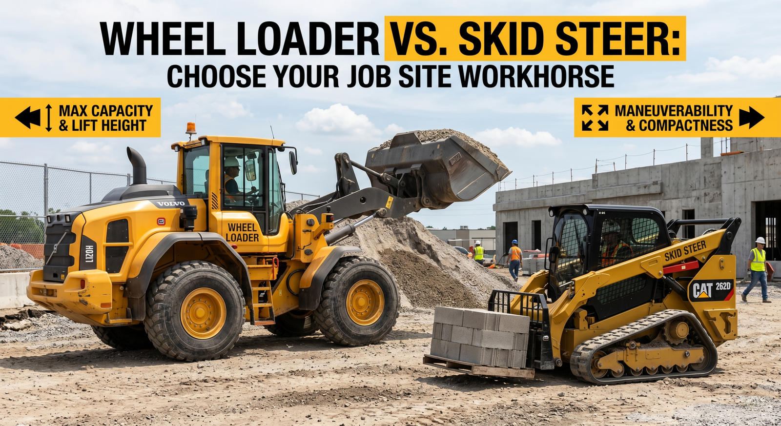 Compact Wheel Loader vs. Skid Steer