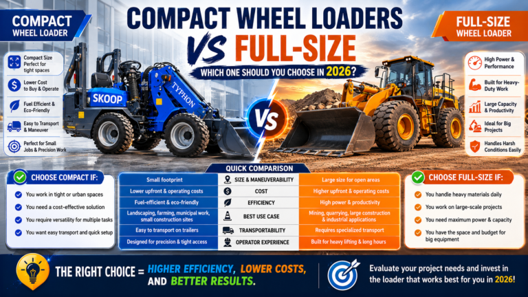 Compact Wheel Loaders vs Full-Size: Which One Should You Choose in 2026?