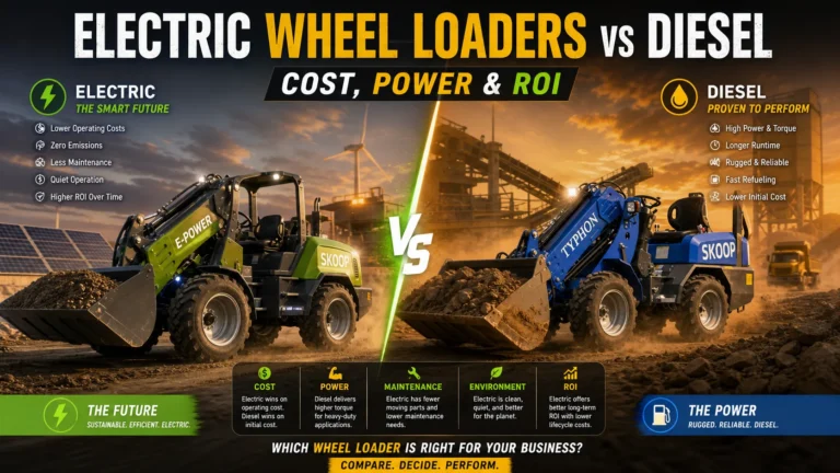 Electric Wheel Loaders vs Diesel: Cost, Power & ROI