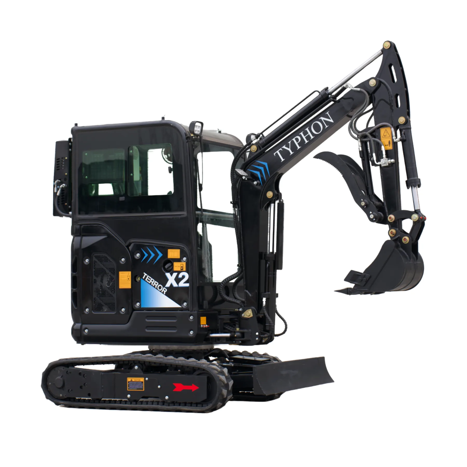 TYPHON TERROR X2 MAX 2.7-Ton Mini Excavator Powerful, Yanmar Engine, Cabin with A/C & Heater, Pilot Control, Boom Swing