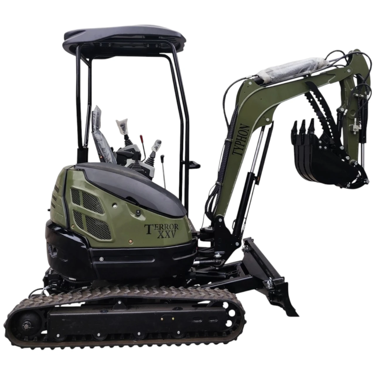 TYPHON TERROR XXV 2.5 Ton Mini Excavator KUBOTA Diesel Engine USA