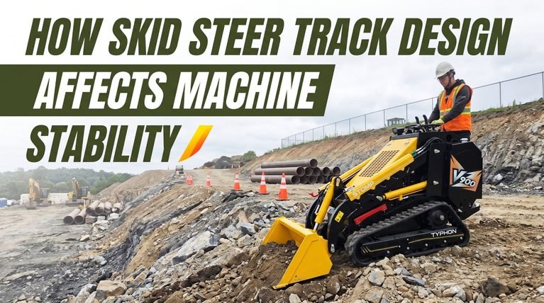 How Skid Steer Track Design Affects Machine Stability